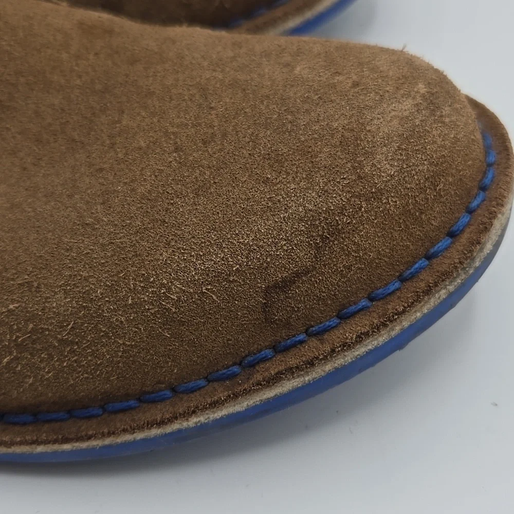 Veldskoen | Chukka Brown Suede Blue Sole Lace Up Desert Boot Size 15